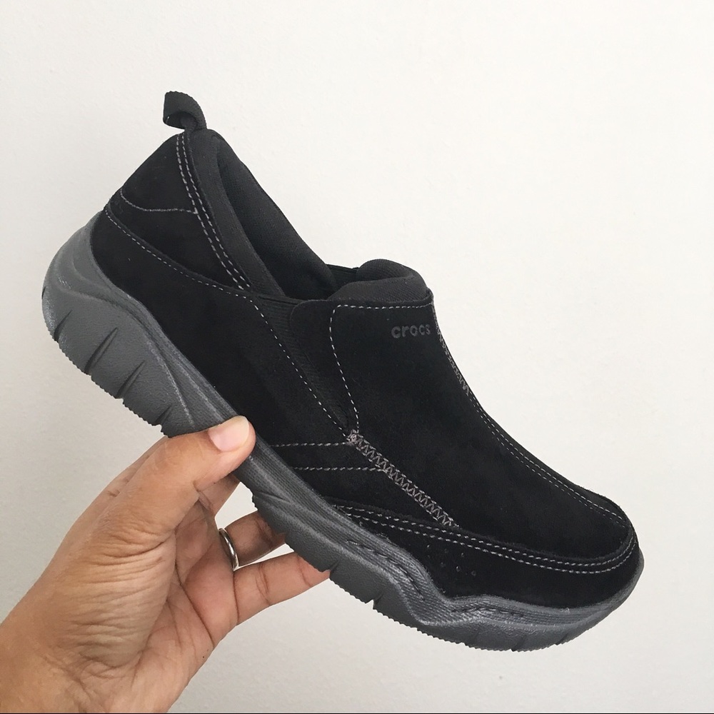 Men’s Black Crocs Swiftwater Moc Size 8